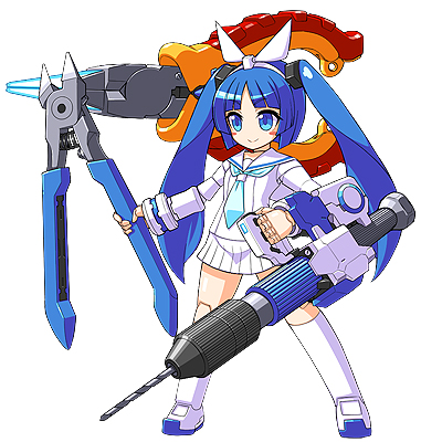 画像ギャラリー No.011のサムネイル画像 / ブラウザ向け学園メカバトルシム「メカむすメーカー」，Yahoo!モバゲーでのサービスが5月14日にスタート。「ニパ子」とのコラボも