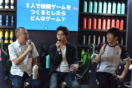 画像ギャラリー No.008のサムネイル画像 / ［TGS 2019］新旧「ストリートファイター」関係者と忍ism・百地氏が語る「格闘ゲームの未来」とは。タケヤ化学工業ブースの鼎談イベントをレポート