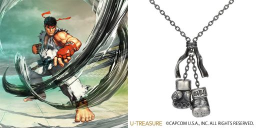 画像ギャラリー No.002のサムネイル画像 / 「ストリートファイター」のジュエリー8種,スケートデッキ3種が11月3日に発売