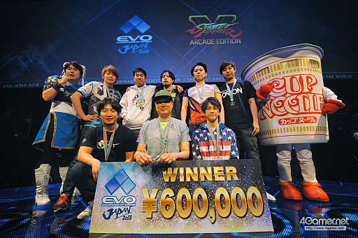 画像ギャラリー No.006のサムネイル画像 / ［EVO Japan］「ストリートファイターV AE」部門，優勝は韓国のInfiltration選手。ウメハラ選手，竹内ジョン選手のBeast2人を下す