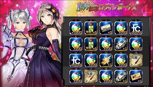 画像ギャラリー No.016のサムネイル画像 / 「GOD EATER RESONANT OPS」,120連分の無料ガシャなど1周年を記念したキャンペーンを開催