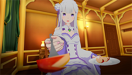 画像ギャラリー No.005のサムネイル画像 / 「VRでエミリアと異世界生活」「VRでレムと異世界生活」がPCとPlayStation VRへ移植。PC版の配信はDLsiteで本日スタート