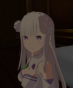 画像ギャラリー No.001のサムネイル画像 / PS VR版「Re:ゼロ VRで異世界生活」,エミリア版とレム版が本日配信開始。膝枕編と添寝編が1つに