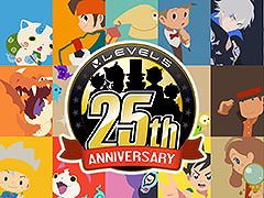 レベルファイブは今日で創立25周年。特設サイトを公開し，記念イラストによる壁紙の無料配布実施中