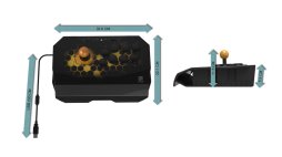 画像ギャラリー No.004のサムネイル画像 / カジュアル向けアケコン「Qanba Drone」が2月1日発売。税込1万1070円で予約受け付けが始まる