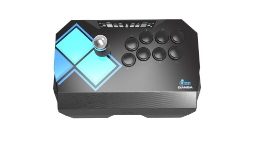 画像ギャラリー No.005のサムネイル画像 / Qanba，EVOとコラボした新アケコン「EVO Drone」を発売開始。三和ボタン＆レバーに換装済みで，価格は税込1万3800円