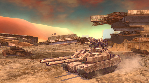 画像ギャラリー No.002のサムネイル画像 / 「METAL MAX Xeno」,戦車“イタリアの猛牛”「ビゾンテF」と,カスタマイズ要素の新情報が公開