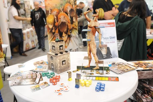 画像ギャラリー No.003のサムネイル画像 / ［SPIEL’17］ダイスを振って，うなじをえぐれ。「進撃の巨人」をテーマにしたボードゲーム「Attack on Titan: The Last Stand」プレイレポート
