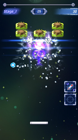 画像ギャラリー No.002のサムネイル画像 / 30秒でブロックを崩せ! スマホ向けブロック崩し「BREAKER REBORN」を紹介する「(ほぼ)日刊スマホゲーム通信」第1568回