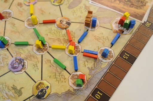 画像ギャラリー No.006のサムネイル画像 / ［SPIEL'17］Queen Gamesの新作「Pioneers」は，北米の入植と開拓をテーマにした“中量級”の快作だった