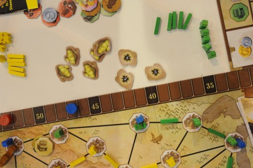 画像ギャラリー No.011のサムネイル画像 / ［SPIEL'17］Queen Gamesの新作「Pioneers」は，北米の入植と開拓をテーマにした“中量級”の快作だった