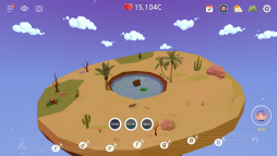 画像ギャラリー No.007のサムネイル画像 / 心が和む素敵な場所。スマホ向け放置ゲーム「マイオアシス - 癒しの空島を育てましょう」を紹介する「(ほぼ)日刊スマホゲーム通信」第1562回