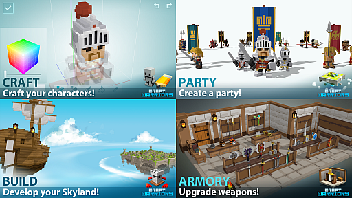 画像ギャラリー No.003のサムネイル画像 / トランスリミット,新作スマホゲーム「Craft Warriors」をニュージーランドで配信