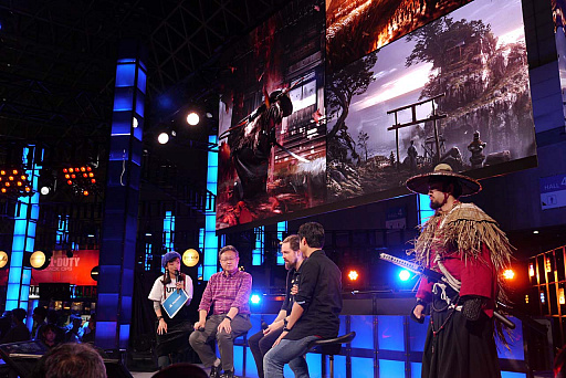 画像ギャラリー No.002のサムネイル画像 / ［TGS 2018］「Ghost of Tsushima」「Deracine」「みんなのGOLF VR」の開発者を招いた実機プレイ&トークで盛り上がった，「SIE WWSタイトル 吉Pと遊ぼう！」レポート