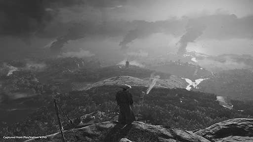 画像ギャラリー No.013のサムネイル画像 / 「Ghost of Tsushima」の“時代劇映画風”トレイラーが公開。往年の時代劇映画の予告編を再現した日本独自の映像