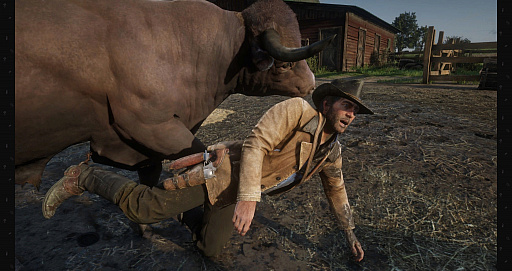 画像ギャラリー No.005のサムネイル画像 / 「Ghost of Tsushima」「RDR2」「ジャストコーズ4」で2021年の干支,牛を撮る! 可愛い牛から獰猛な牛,空飛ぶ牛までよりどりみどり