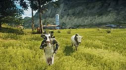 画像ギャラリー No.085のサムネイル画像 / 「Ghost of Tsushima」「RDR2」「ジャストコーズ4」で2021年の干支，牛を撮る！　可愛い牛から獰猛な牛，空飛ぶ牛までよりどりみどり