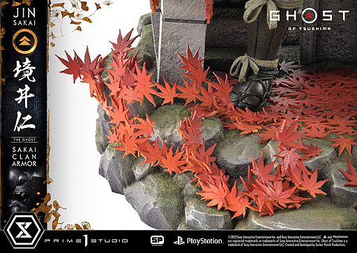 画像ギャラリー No.010のサムネイル画像 / プライム1スタジオ,「Ghost of Tsushima」境井 仁のスタチュー第2弾の予約受付を本日開始。“境井家の鎧”をまとった姿の仁が登場