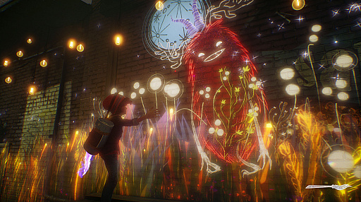 画像ギャラリー No.010のサムネイル画像 / ［GDC 2019］魔法の筆が美しい絵を描き，メロディも奏でる。「Concrete Genie」のコンポーザーが語った音楽制作
