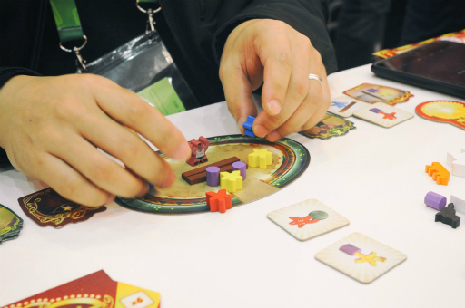 画像ギャラリー No.004のサムネイル画像 / ［SPIEL’17］ミープル達がサーカスで芸術点を競うボードゲーム「Meeple Circus」のプレイレポートをお届け