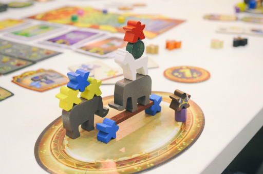 画像ギャラリー No.008のサムネイル画像 / ［SPIEL’17］ミープル達がサーカスで芸術点を競うボードゲーム「Meeple Circus」のプレイレポートをお届け