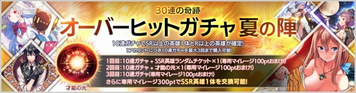 画像ギャラリー No.001のサムネイル画像 / 「OVERHIT」,好きなSSR英雄が入手できる期間限定キャンペーンを開催