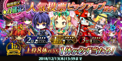 画像ギャラリー No.002のサムネイル画像 / 「ロード・オブ・ダンジョン」，サービス1周年を記念し「アメイジングミリオネア祭り」が開催