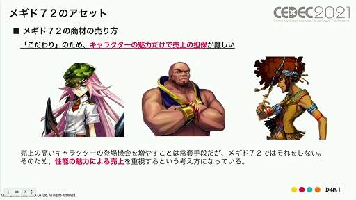 画像ギャラリー No.012のサムネイル画像 / ［CEDEC 2021］「メギド７２」の“こだわり”とは。ゲームデザインやマーケティング施策における具体例と共に解説