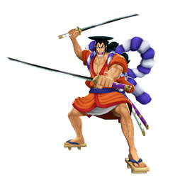 画像ギャラリー No.002のサムネイル画像 / 「ONE PIECE バウンティラッシュ」に光月おでん,河松、菊之丞など,ワノ国のサムライたちが参戦