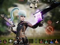 【PR】「リネージュ2M」の新武器種“クロスボウ”でGWを楽しもう。美少女が2丁クロスボウで敵を撃つ！