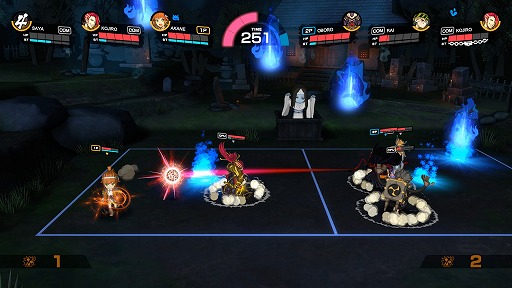 画像ギャラリー No.006のサムネイル画像 / 和風テイストのドッジボールゲーム「DODGEBALL RISING」，アーリーアクセス版がSteamで12月14日に配信