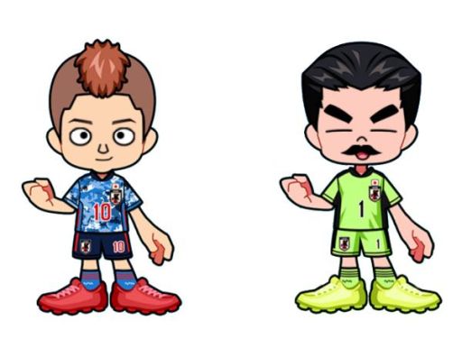 画像ギャラリー No.004のサムネイル画像 / 「サッカー日本代表ヒーローズ」にアバター機能が実装