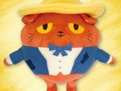「猫のニャッホ」のぬいぐるみがプライズに。一部アミューズメント施設限定で2月22日に登場