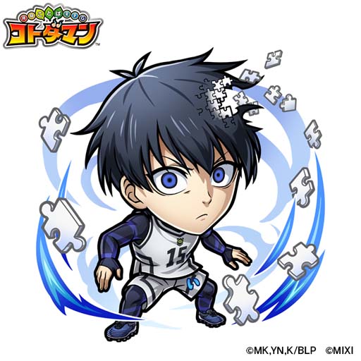 画像ギャラリー No.002のサムネイル画像 / 「コトダマン」×TVアニメ「ブルーロック」コラボイベントを2月24日から開催。サイン色紙が抽選で当たるキャンペーンも