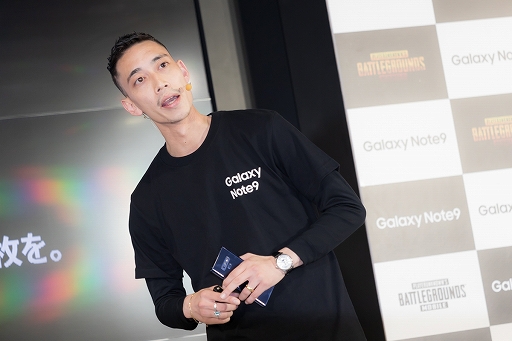 画像ギャラリー No.004のサムネイル画像 / Galaxy Note9×PUBG MOBILEコラボPRイベントレポート。最上もがさん，れいしーさんがデモプレイでドン勝！ 