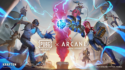 画像ギャラリー No.001のサムネイル画像 / 「PUBG MOBILE」，リーグ・オブ・レジェンドのアニメ「Arcane」とのコラボが開催