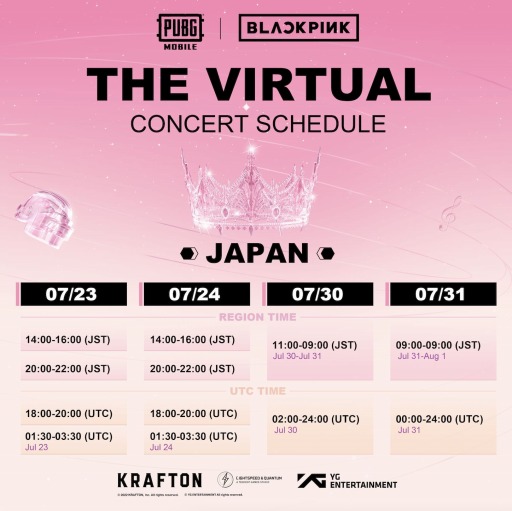 画像ギャラリー No.001のサムネイル画像 / 「PUBG MOBILE」のインゲームコンサートに“BLACKPINK”登場。7月23日より順次開催