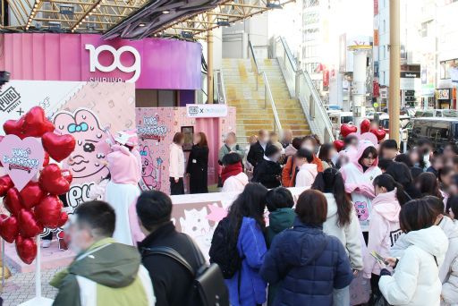 画像ギャラリー No.003のサムネイル画像 / 「PUBG MOBILE」×「おぱんちゅうさぎ」初コラボ！ SHIBUYA109渋谷店で「PUBG どんかちゅうさぎ！バレンタイン大作戦」開催中