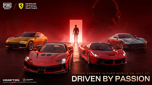 画像ギャラリー No.001のサムネイル画像 / 「PUBG MOBILE」,Ferrari RomaやLaFerrariなど4車種が登場するFerrariコラボを開始