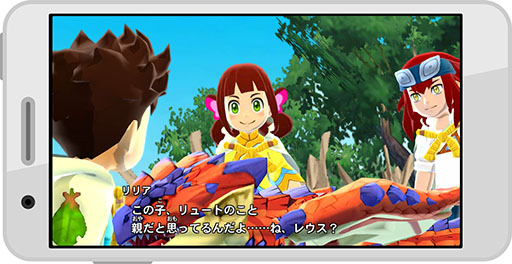 画像ギャラリー No.008のサムネイル画像 / 「モンハン」シリーズ初のRPG「モンスターハンター ストーリーズ」がスマホに登場。有料版にデータ引き継ぎ可能な無料版も同時リリース