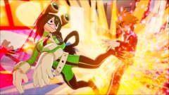 画像ギャラリー No.012のサムネイル画像 / 「僕のヒーローアカデミア One's Justice」のプレイアブルキャラクター「蛙吹梅雨」「八百万百」「上鳴電気」のバトルタイプを紹介