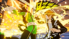 画像ギャラリー No.032のサムネイル画像 / 「僕のヒーローアカデミア One's Justice」のプレイアブルキャラクター「蛙吹梅雨」「八百万百」「上鳴電気」のバトルタイプを紹介