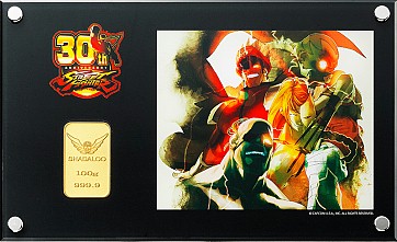 画像ギャラリー No.005のサムネイル画像 / 「ロックマン」「ストリートファイター」シリーズの30周年を記念した純金とシルバーグッズが発売。本日予約スタート
