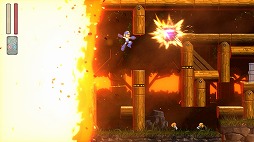 画像ギャラリー No.010のサムネイル画像 / 「ロックマン11」,新たなボスキャラクター「トーチマン」を紹介。ステージでは手強い敵と炎のトラップが待ち受ける