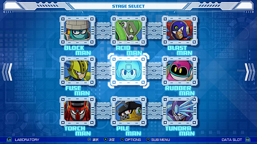 画像ギャラリー No.002のサムネイル画像 / 「ロックマン11 運命の歯車!!」,ボスキャラクター「ツンドラマン」と「アシッドマン」が公開。登場する8大ボスの全貌が明らかに