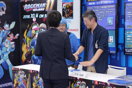 画像ギャラリー No.006のサムネイル画像 / 8年ぶりの最新作がついに発売。「ロックマン11 運命の歯車！！」発売記念イベントレポート＆小田ディレクターへのミニインタビュー