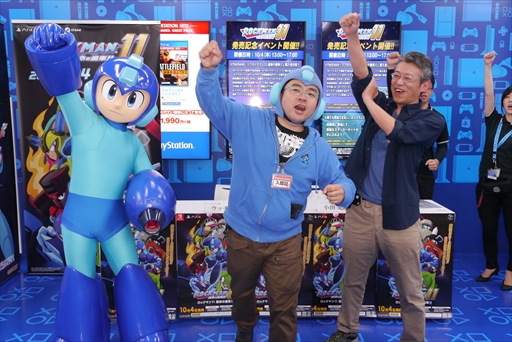 画像ギャラリー No.013のサムネイル画像 / 8年ぶりの最新作がついに発売。「ロックマン11 運命の歯車！！」発売記念イベントレポート＆小田ディレクターへのミニインタビュー