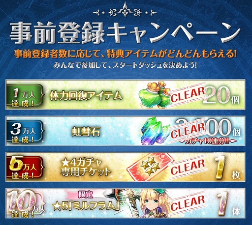 画像ギャラリー No.003のサムネイル画像 / エヌ・シー・ジャパン,スマホ向け共闘ターン制RPG「クロノ ブリゲード」を配信。事前登録者数は100万人を突破,★5キャラなど特典を用意