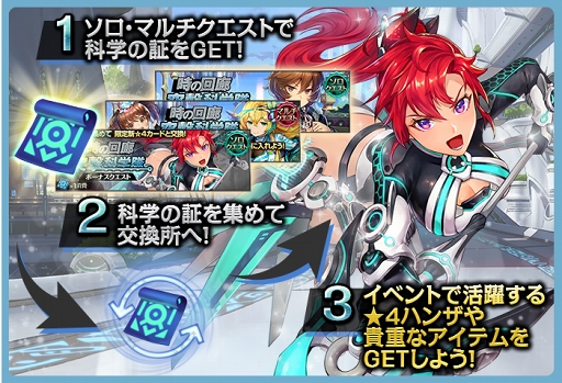 画像ギャラリー No.002のサムネイル画像 / 「クロノ ブリゲード」，★4「ハンザ」が獲得できるイベント「時の回廊 -突撃科学隊-」を開催