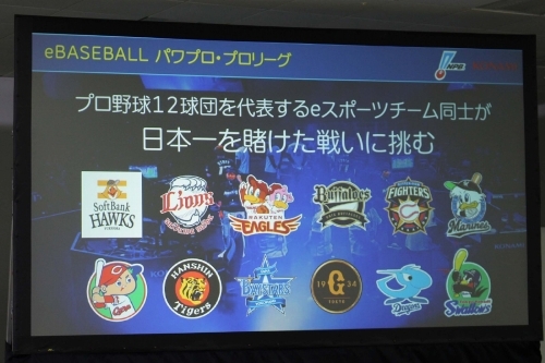 画像ギャラリー No.002のサムネイル画像 / プロ野球12球団がパワプロ日本一の座を競う。KONAMIとNPBによるeスポーツリーグ「eBASEBALL パワプロ・プロリーグ」共同会見をレポート